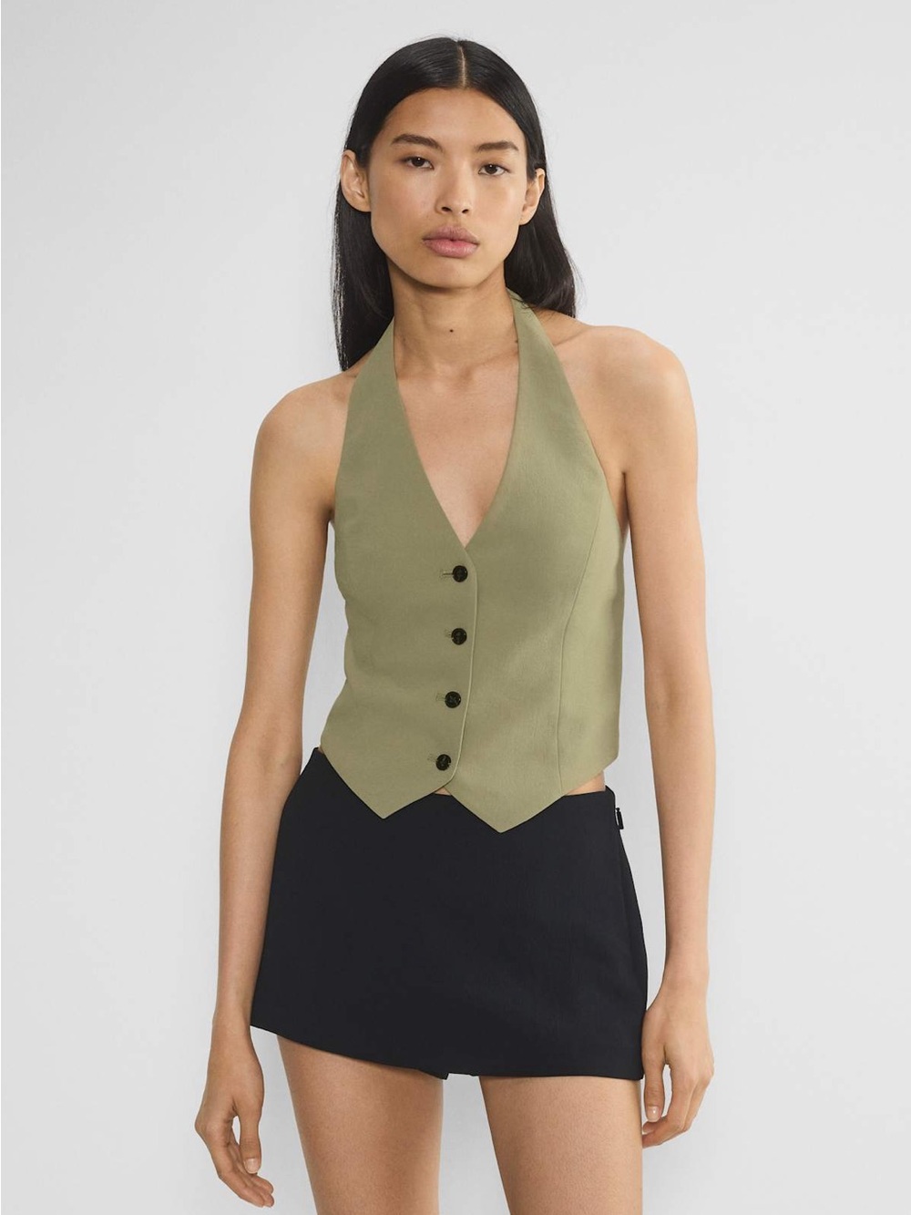 Aritzia Vito Vest - Crepette™ Halter Vest Sz 6